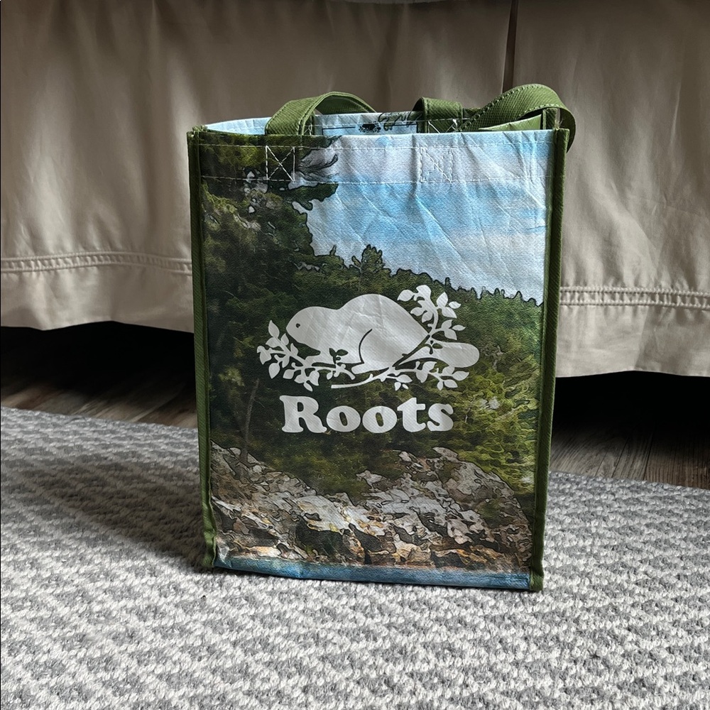 Roots Tote Bag Shopper Shopping Bag - Picture 2 of 8